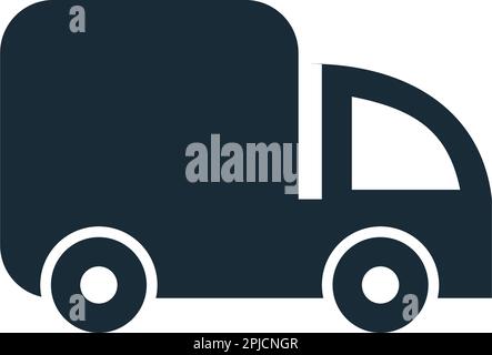 Lkw-Service, Symbol Für Zustelldienste Vektor Logo Template Illustration Design Stock Vektor