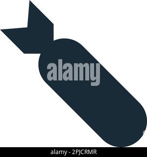 Design Der Logovorlage Für Das Bombensymbol Vektor-Logo Stock Vektor