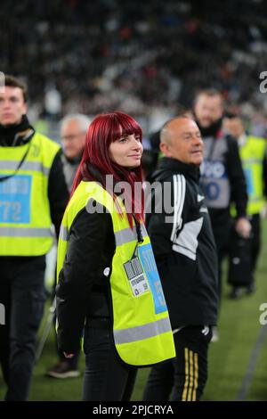 Turin, Italien. 01. April 2023. Während der Italienischen Serie Am 01. April 2023 Im Allianz-Stadion in Turin, Italien, Ein Fußballspiel zwischen dem FC Juventus und Hellas Verona. Foto Nderim Kaceli Kredit: Unabhängige Fotoagentur/Alamy Live News Stockfoto