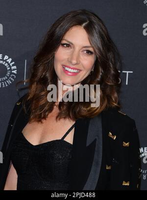 Hollywood, USA. 01. April 2023. Dawn Olivieri trifft am Samstag, den 1. April 2023, auf dem PaleyFest 2023 ein, Yellowstone im Dolby Theater in Hollywood, Kalifornien. (Foto: Juan Pablo Rico/Sipa USA) Guthaben: SIPA USA/Alamy Live News Stockfoto