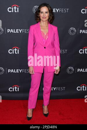 Hollywood, USA. 01. April 2023. Wendy Moniz kommt am 1. April 2023 zum PaleyFest 2023, Yellowstone im Dolby Theater in Hollywood, Kalifornien, an. (Foto: Juan Pablo Rico/Sipa USA) Guthaben: SIPA USA/Alamy Live News Stockfoto