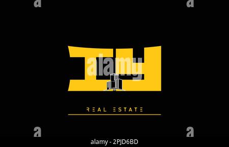 Immobilienbriefe Initialen Monogramm Logo IY , YI Stock Vektor