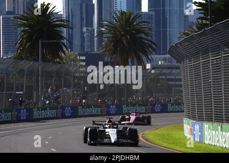 Melbourne, Australien. 02. April 2023. Nyck de Vries (NLD) AlphaTauri AT04. 02.04.2023. Formel-1-Weltmeisterschaft, Rd 3, Australian Grand Prix, Albert Park, Melbourne, Australien, Wettkampftag. Das Foto sollte wie folgt lauten: XPB/Press Association Images. Kredit: XPB Images Ltd/Alamy Live News Stockfoto