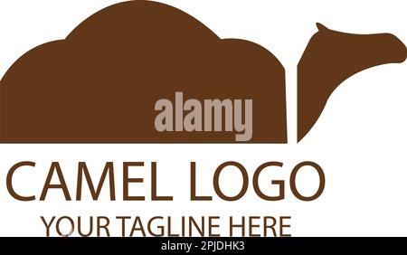 Kamellogo Vektordesign Stock Vektor