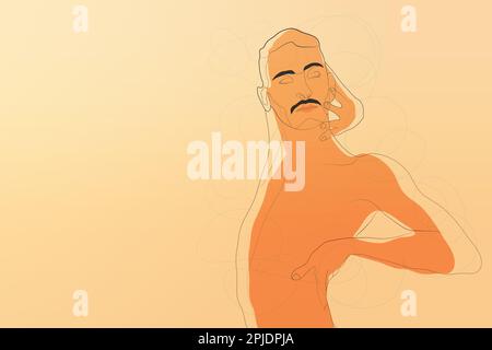 Menschen, Geschlecht, Vielfalt, lgb, Zeichentrickfilm Stockfoto