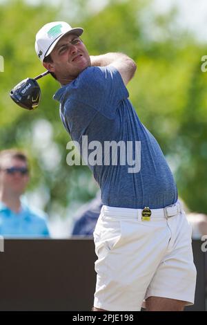 Orlando, Florida, USA. 1. April 2023. Mito Pereira von Torque-T-Shirts vom 7. Loch während der zweiten Runde des LIV Golf Invitational - Orlando im Orange County National. (Kreditbild: © Debby Wong/ZUMA Press Wire) NUR REDAKTIONELLE VERWENDUNG! Nicht für den kommerziellen GEBRAUCH! Kredit: ZUMA Press, Inc./Alamy Live News Stockfoto