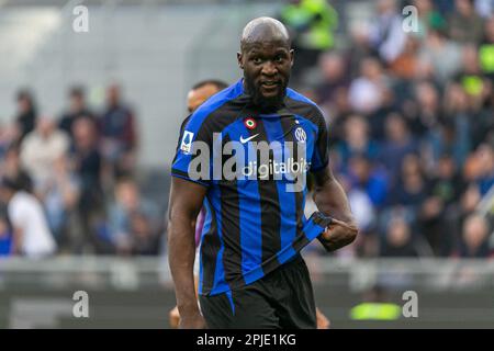 Mailand, Italien - april 1 2023 - Inter-Fiorentina Serie A - lukaku romelu f.c. Internazionale Credit: Christian Santi/Alamy Live News Stockfoto