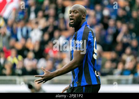 Mailand, Italien - april 1 2023 - Inter-Fiorentina Serie A - lukaku romelu f.c. Internazionale Credit: Christian Santi/Alamy Live News Stockfoto