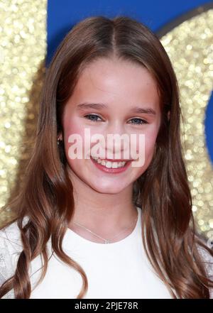 London, Großbritannien. 05. Okt. 2022. Alisha Weir besucht die Weltpremiere von Roald Dahls „Matilda the Musical“ in der Royal Festival Hall in London. Kredit: SOPA Images Limited/Alamy Live News Stockfoto