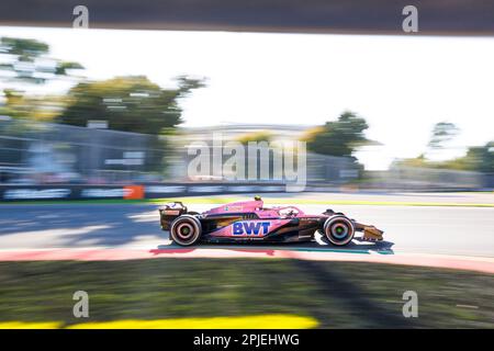 Melbourne, Australien. 02. April 2023. 2. April 2023: Melbourne Grand Prix Circuit, Melbourne, Victoria, Australien: Australian Formula 1 Grand Prix: Renntag: Nummer 10 Alpine Fahrer Pierre Gasly während des Rennens Gutschrift: Action Plus Sports Images/Alamy Live News Stockfoto