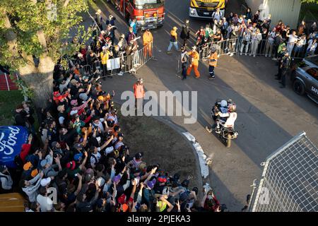 Melbourne, Australien. 2. April 2023. #27 Nico Hulkenberg (DEU, MoneyGram Haas F1 Team), F1 Grand Prix von Australien am Albert Park Circuit am 2. April 2023 in Melbourne, Australien. (Foto von HIGH TWO) dpa/Alamy Live News Stockfoto