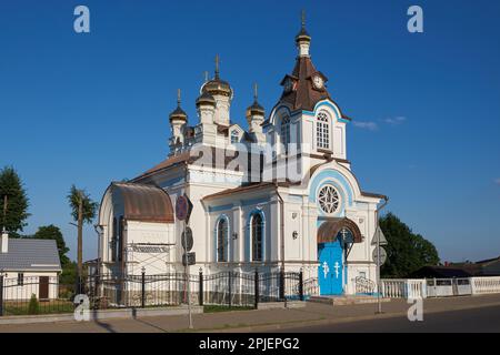 Alte antike Kirche der Heiligen Maria von Ägypten in Vileyka, Minsk Region, Belarus. Stockfoto