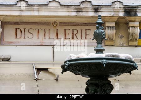 Bonal Destillery, Saint-Laurent du Pont, Isere, AURA Region, Frankreich Stockfoto