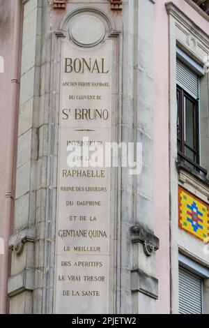 Bonal Destillery, Saint-Laurent du Pont, Isere, AURA Region, Frankreich Stockfoto