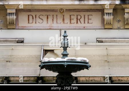 Bonal Destillery, Saint-Laurent du Pont, Isere, AURA Region, Frankreich Stockfoto