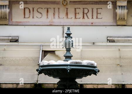 Bonal Destillery, Saint-Laurent du Pont, Isere, AURA Region, Frankreich Stockfoto