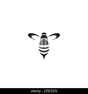 Bee-Logo oder Icon-Design Stock Vektor