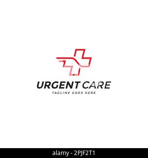 Logo von Medical Cross oder Icon-Design Stock Vektor