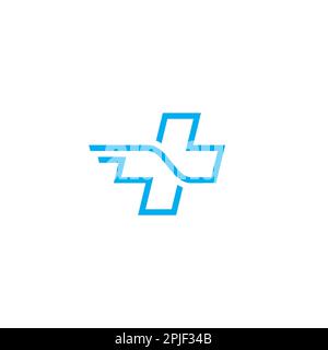 Logo von Medical Cross oder Icon-Design Stock Vektor