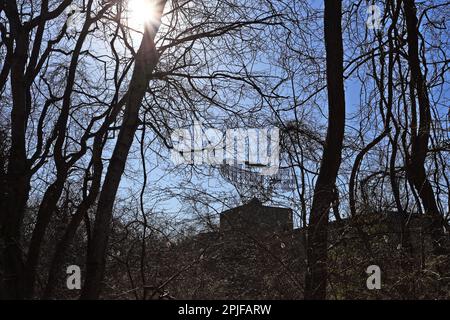 Camp Hero State Park, Montauk, Long Island, NY Stockfoto