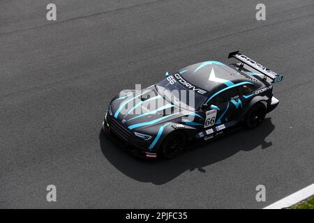 Vallelunga 'Piero Taruffi' Circuit, Rennwochenende, 2. 2023. April, Italien. Motorsport Mitjet 2L Italia, Eric Gerard im Rennen 3. Foto: Fabio Pagani/Alamy Live News Stockfoto