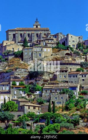 Gordes, eines der schönsten Dörfer Frankreichs. Die Provence Stockfoto