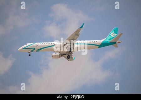 Embraer E195 – Air Dolomiti Stockfoto