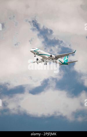 Embraer E195 – Air Dolomiti Stockfoto