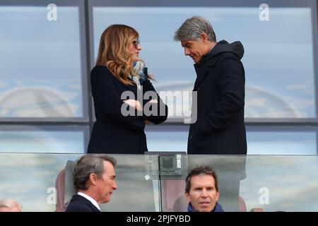 London Stadium, London, Großbritannien. 2. April 2023. Premier League Football, West Ham United gegen Southampton; West Ham United Vice-Chairman Karren Brady Credit: Action Plus Sports/Alamy Live News Stockfoto