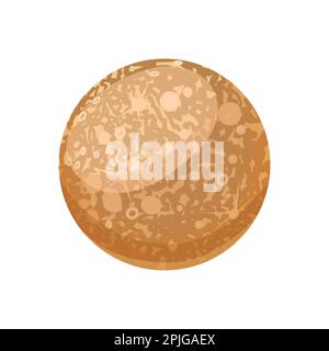 Quecksilberplanet. Planeten des Sonnensystems Stock Vektor