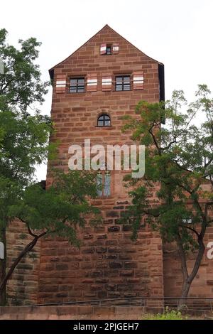 Schloss Nürnberg, Nürnberger Burg, Nürnberg, Nürnberg, Bayern, Bayern, Deutschland, Europa Stockfoto