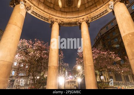 St Mary le Strand ist eine Kirche von England am östlichen Ende des Strand in der City of Westminster, London Stockfoto