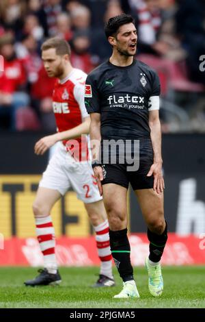 Köln, Deutschland, 1. Fussball Bundesliga 26. Spieltag 1.FC Köln : Borussia Mönchengladbach 0:0 02. 04. 2023 im Rhein Energie Stadion in Köln Lars STINDL (MG) Foto: Norbert Schmidt, Düsseldorf Stockfoto