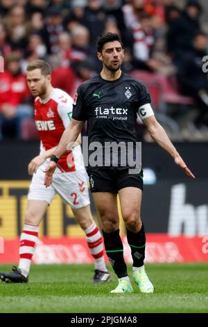 Köln, Deutschland, 1. Fussball Bundesliga 26. Spieltag 1.FC Köln : Borussia Mönchengladbach 0:0 02. 04. 2023 im Rhein Energie Stadion in Köln Lars STINDL (MG) Foto: Norbert Schmidt, Düsseldorf Stockfoto