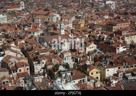 Blick vom Companile, Venedig, Italien Stockfoto