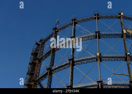 Gasometer, Torgauer Straße, Schöneberg, Berlin, Deutschland Stockfoto