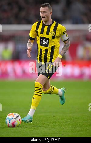 Marco Reus Borussia Dortmund BVB (11) auf dem Ball, Deutscher Klassiker FC Bayern Muenchen FCB vs Borussia Dortmund BVB, Allianz Arena, München, Bayern Stockfoto