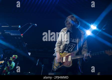 Rom, Italien. 02. April 2023. Thurston Moore, live in Roma, Monk Club, während Thurston Moore, Musikkonzert in Rom, Italien, April 02 2023 Kredit: Independent Photo Agency/Alamy Live News Stockfoto