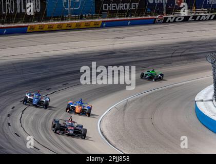 Texas, USA, 02/04/2023, 2023 NTT INDYCAR Serie PPG 375Credit: Nick Paruch/Alamy Live News Stockfoto