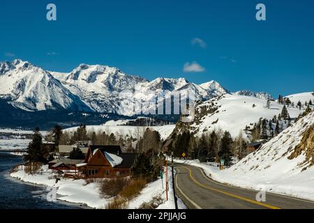 Sawtooths aus Lower Stanley Stockfoto