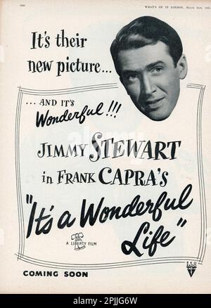 JAMES STEWART in IT's A WONDERFUL LIFE 1946 Regisseur FRANK CAPRA Liberty Films / RKO Radio Pictures Stockfoto