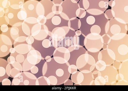 Heller Bokeh-Hintergrund mit abstrakten Unschärfe-Lichtern. Stockfoto