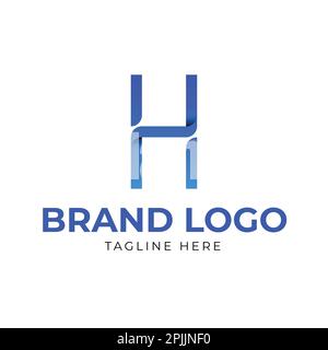 Vorlage für modernes Buchstabenlogo Stock Vektor