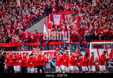 Köln, Deutschland. 2. April 2023. 1. FC Köln - Borussia Mönchengladbach 02.04.2023 Copyright (nur für journalistische Zwecke) von : Moritz Müller, Stockfoto