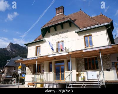 Tonwnhall, Saint-Pierre de Chartreuse, Isere, AURA Region, Frankreich Stockfoto