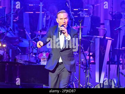 Brighton, Großbritannien. 01. April 2023. Brighton, East Sussex, UK, am 01. April 2023. Matt Goss während seiner „Matt Goss Experience“-Tour im Brighton Centre, Brighton, East Sussex UK am 01. April 2023. Kredit: Francis Knight/Alamy Live News Stockfoto
