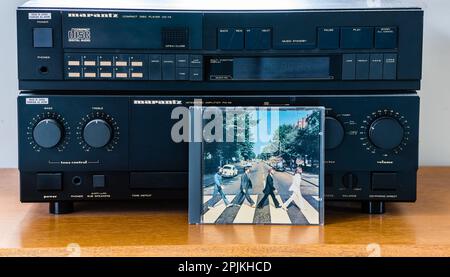 EMI CD - die Beatles - Abbey Road. Stockfoto