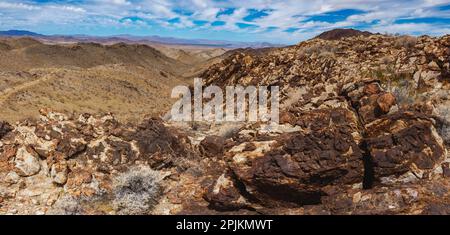 Black Eagle Mine Road, Kalifornien Stockfoto