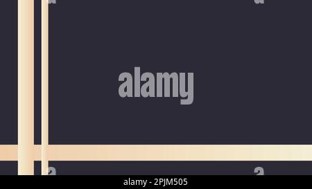 Abstrakter luxuriöser Hintergrund in Gold und Schwarz. Minimalistischer, luxuriöser Hintergrund. Für Präsentationen, Banner, Webbanner, Vorlagen, Werbeaktionen. Stock Vektor