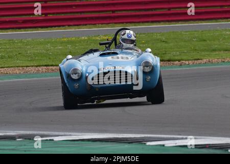 Kevin Kivlochan, AC Cobra, HSCC Historic Road Sports mit Historic Touring Cars und Ecurie Classic, drei Klassifizierungen kombiniert in einem Rennen, Stockfoto